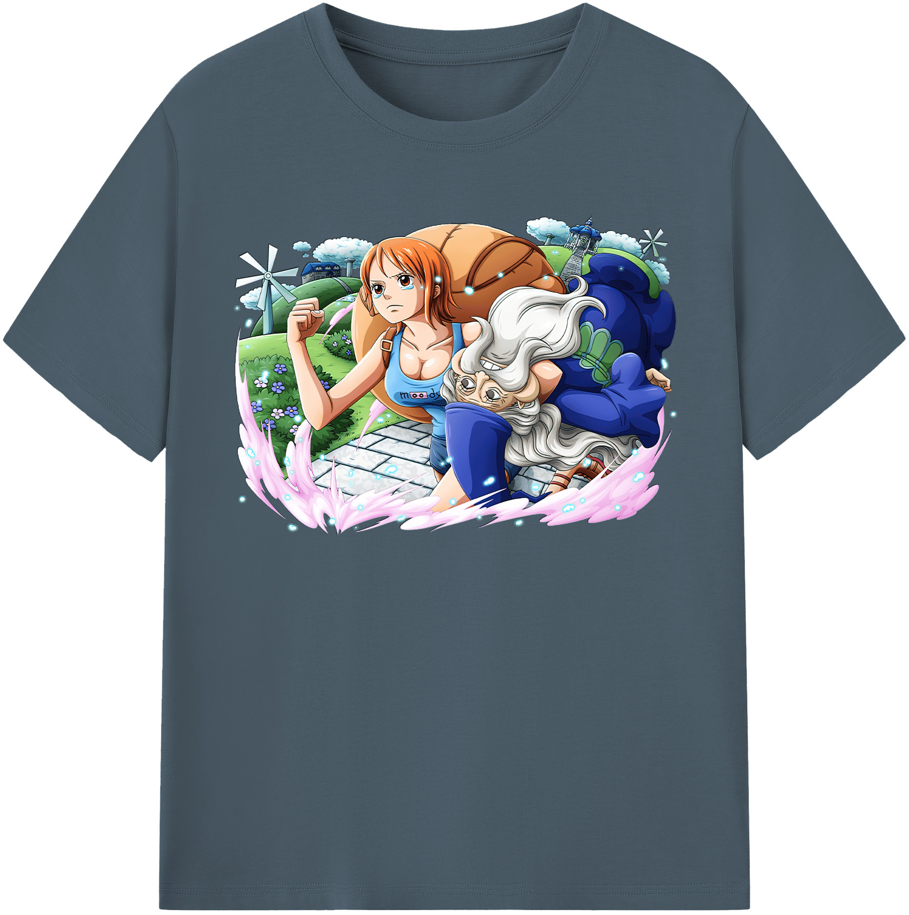 ワンピース ナミ ONE PIECE Nami 綿100％半袖Tシャツ（フロントプリント）